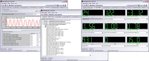 Example screenshots