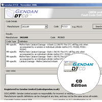 Gendan Fault Code Definition Database (on CD)