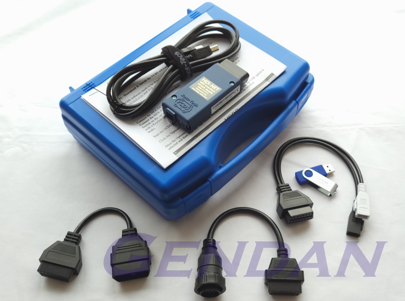 RossTech VCDS WiFi/USB diagnostics interface with adaptors