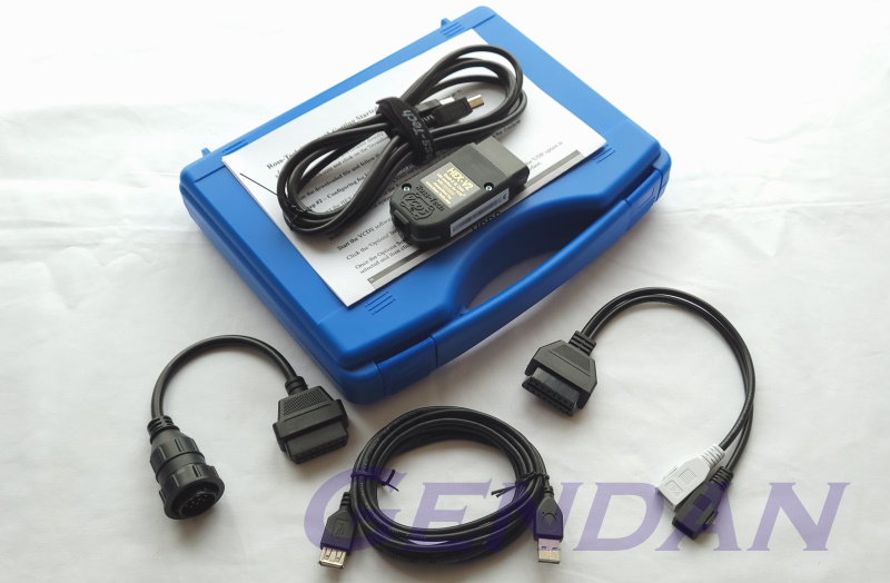 RossTech VCDS HEXV2 USB diagnostics interface with adaptors