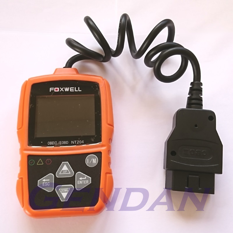Foxwell NT204 EOBD OBDII Diagnostic Scan Tool with live data graphing