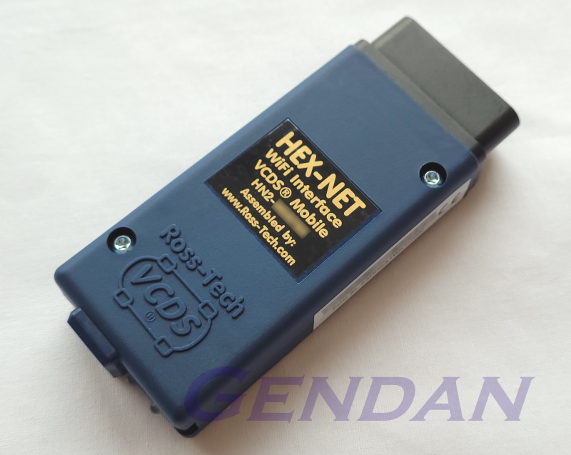 RossTech VCDS WiFi/USB diagnostics interface with adaptors