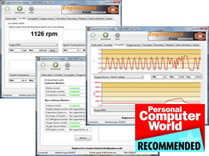 EngineCheck diagnostics software - click for more details