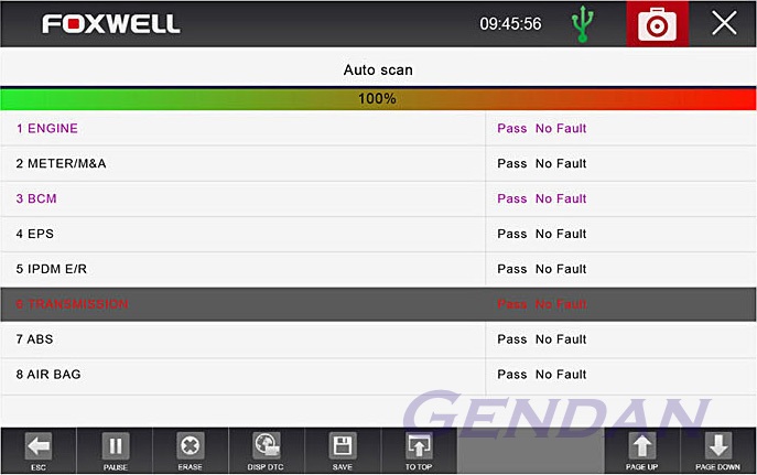 Foxwell GT80 Mini - DTC auto-scan