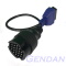 Porsche 19-pin round adaptor cable