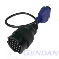 19 Pin To 16 Pin OBD2 OBDII Diagnostic Cable Adapter For Porsche