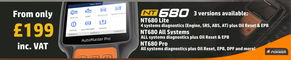 Foxwell NT680 - The new handheld scantool from Foxwell