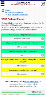 Ross-Tech VCDS Package Chooser
